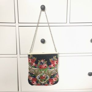Vintage Italian Beaded mini bag clutch 👛